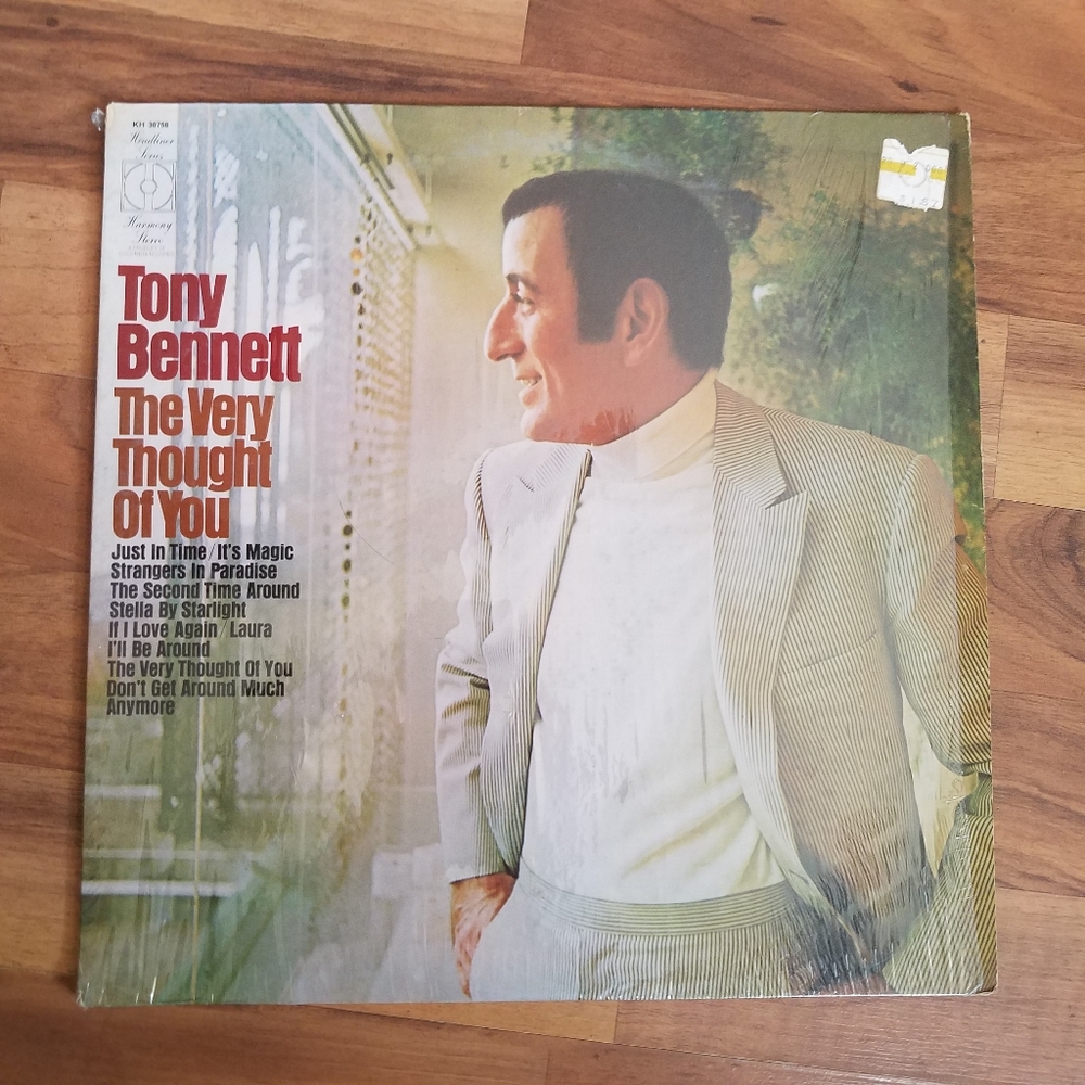 TONY BENNETT THE VERY THOUGHT OF YOU (VG+) KH-30758 LP VINYL RECORD shrink tub6